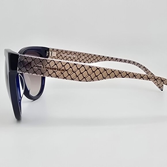 Karl Lagerfeld KL907S 077 Blue Frame Grey Gradient Lens Cat Eye Sunglasses 55mm main image 4
